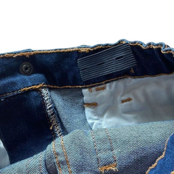 NWOT Kids Gap Dark Wash Regular Straight Stretch Jeans Size 8 - Picture 7 of 8